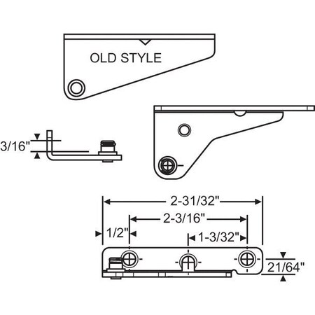 Strybuc Clip On Stud Bracket 39-298
